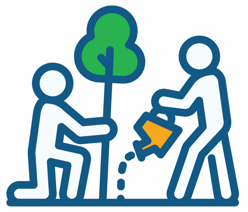 Icon Set - Support At Home Gardening Icon